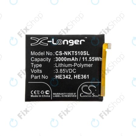 Nokia 5.1 Plus - Batterie HE342 - 3000mAh HQ