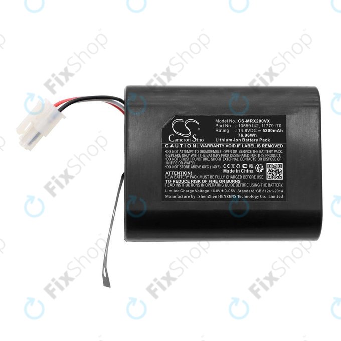 Batterie pour Miele Scout RX2, RX3, 5200mAh, Li-Ion, 14.8V, 10559142, HQ