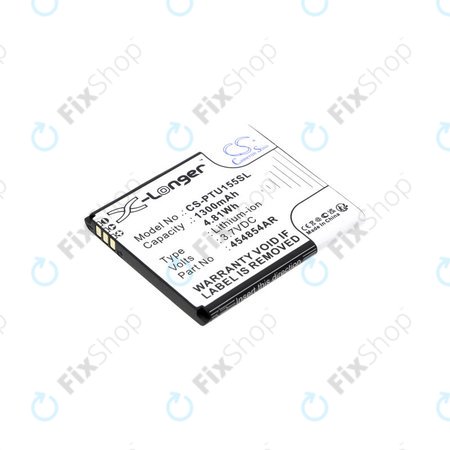 Batterie pour Panasonic Kx-Tu150, Kx-Tu150exr, 1300mAh, Li-Ion, 3.7V, 454854AR, HQ