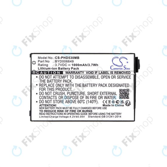 Batterie pour Philips Avent Eco SCD535 DECT, 1000mAh, Li-Ion, 3.7V, BYD001743, HQ