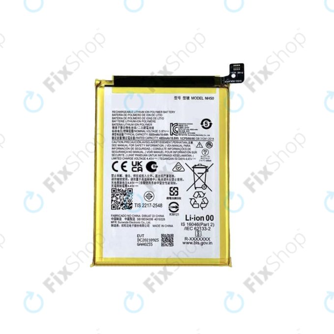 Motorola Moto E32 XT2227, E32s XT2229, G22 XT2231 - Batterie NH50 5000mAh