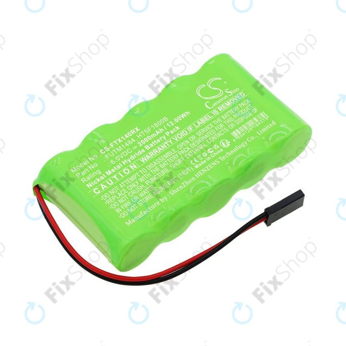 Batterie pour Futaba 14SG, 4PKS, 2000mAh, Ni-MH, 6V, FUTM1484, HQ