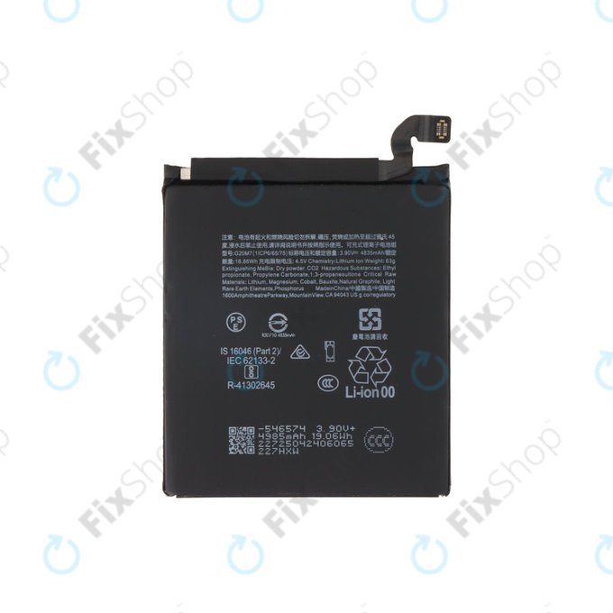 Batterie pour Google Pixel 10, G20M7, 4970mAh