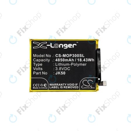 Motorola Moto G7 Power, G8 Power Lite, G9 Play, G10, G20, G30, G50, G51, E7 Plus, E7, E7i Power, E30, E40 - Batterie JK50 4850mAh HQ