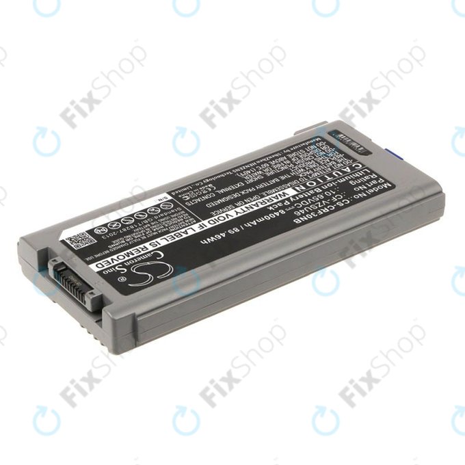 Batterie pour Panasonic Toughbook CF-30, 31, 53, 8400mAh, Li-Ion, 10.65V, CF-VZSU46, HQ