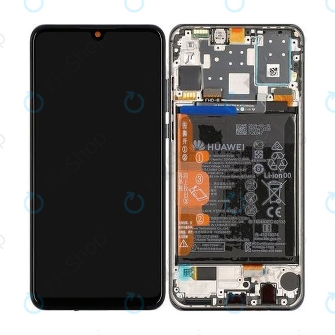 Huawei P30 Lite - Écran LCD + Ecran Tactile + Cadre + Batterie (Noir Minuit) - 02352RPW