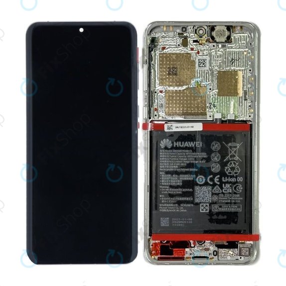 Huawei P60 Pro - Écran LCD + Écran Tactile + Cadre + Batterie - 02355MUT Genuine Service Pack