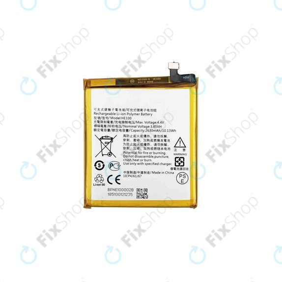 Nokia 3, 3 Dual - Batterie HE330 2630mAh