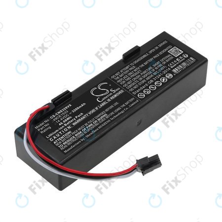 Batterie pour ETA Navaggio 2228, Cecotec Conga 3290, 3490, 3890, 3200mAh, Li-Ion, 14.4V, 49CE1533, HQ