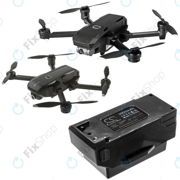 Batterie pour Yuneec Mantis G, Q, 3900mAh, Li-Pol, 11.4V, YUNB3S2800, HQ