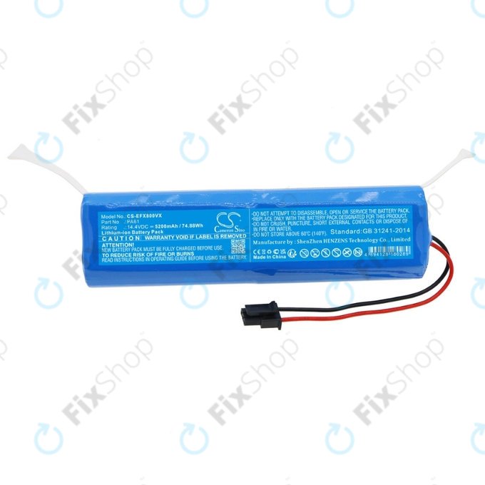 Eufy RoboVac X8 - Batterie PA61 Li-Ion 14.4V 5200mAh HQ