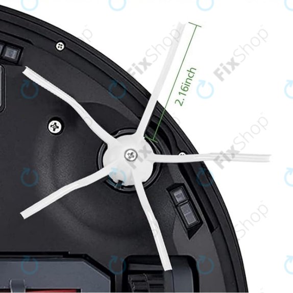 Kit de pièces de rechange pour Xiaomi Roborock Q7+, Q7 Max, Q7 Max+ (1x Brosse principale, 2x Filtre, 2x Brosse latérale – blanche, 2x Chiffon de vadrouille, 2x Sac à poussière)