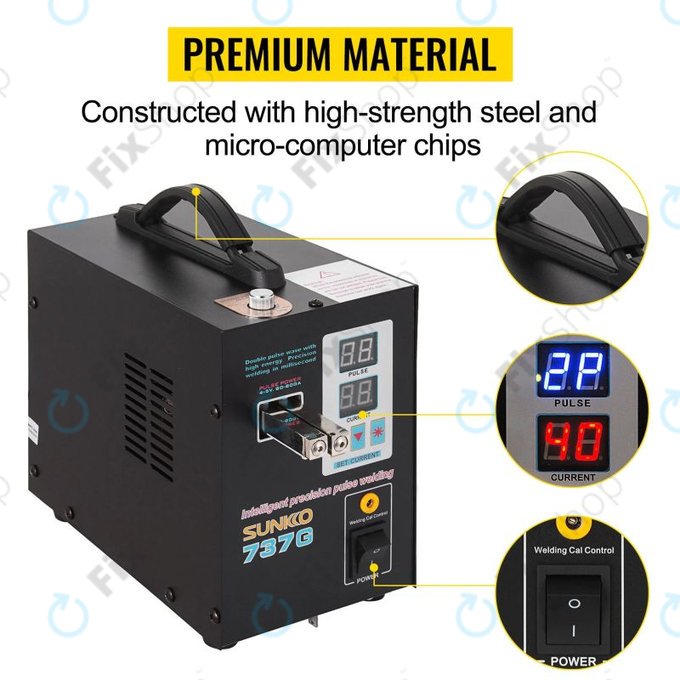 Sunkko 737G - Machine à souder par points (1,5KW)