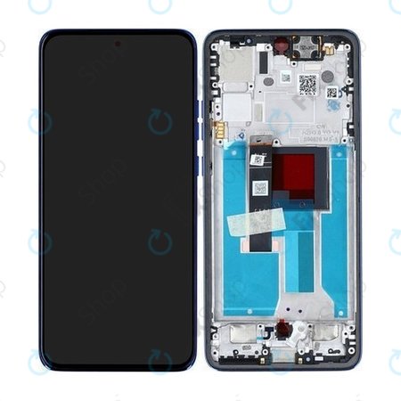 Motorola Edge 50 Neo - Écran LCD + Écran tactile + Cadre (Nautical Blue) - 5D68C28686 Genuine Service Pack