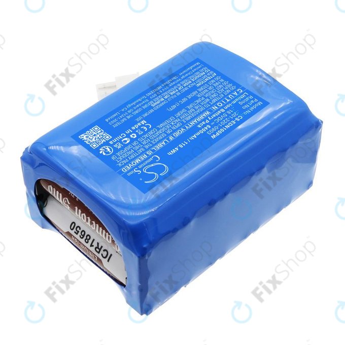 Batterie pour Ecovacs BAIZE, G1-800, GX-600, GOAT G1, 6400mAh, Li-Ion, 18.5V, 201-2201-0903, HQ
