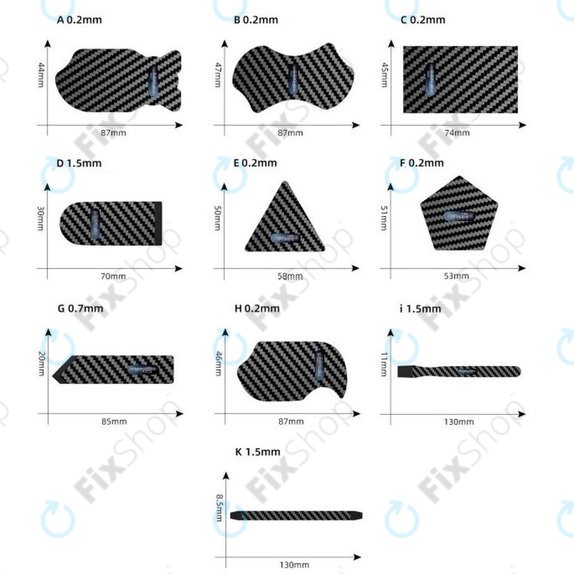 iFixes - Outil d’Ouverture Ultra-Fin en Carbone I