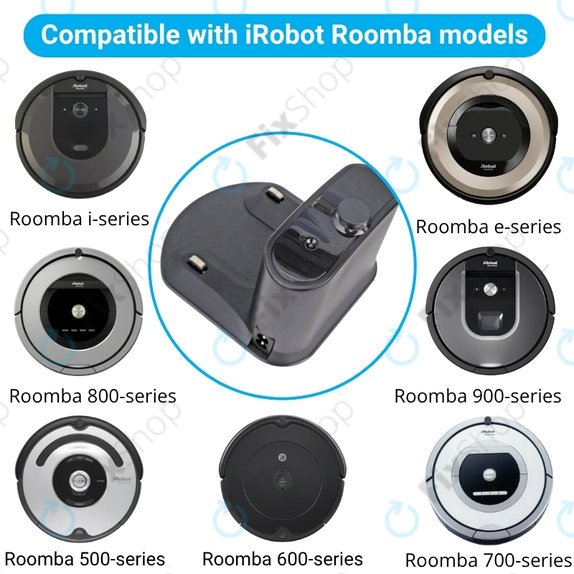 Station de charge pour iRobot Roomba 500, 600, 700, 800, 900-series