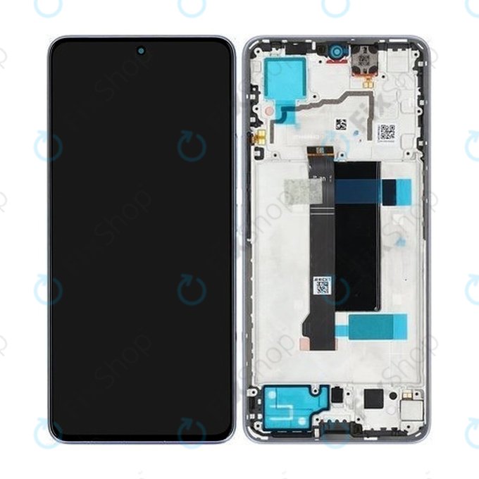 Xiaomi Redmi Note 13 Pro 5G 2312DRA50C - Écran LCD + Ecran Tactile + Cadre (Midnight Black) - 5600030N1600 Genuine Service Pack