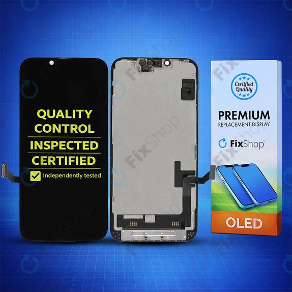 Écran Soft OLED pour iPhone 14, Tactile avec cadre, FixPremium