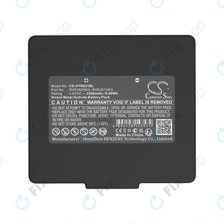 Batterie pour Hetronic, 2500mAh, Ni-MH, 3.6V, RHE3620KG, HQ