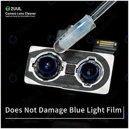 Bâtonnets de gel de nettoyage pour lentille caméra, résine synthétique, 2UUL CL21, 48 pcs/pack