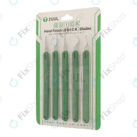 2UUL DA22 Quick Change 5in1 - Set de lames de précision pour l’élimination des puces et de la colle