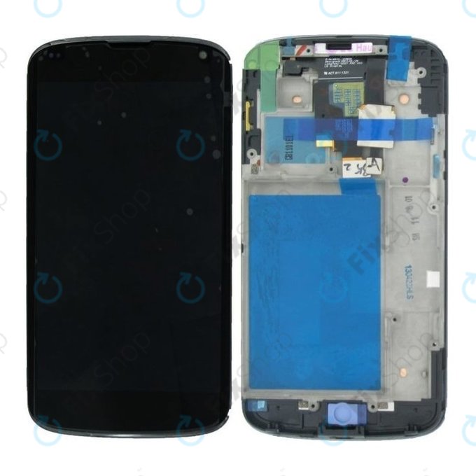LG Nexus 4 E960 - Écran LCD + Écran tactile + Cadre (Noir)