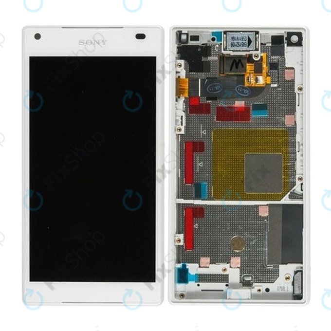 Sony Xperia Z5 Compact E5803 - Écran LCD + Écran tactile + Cadre (Blanc) - 1297-3732 Genuine Service Pack