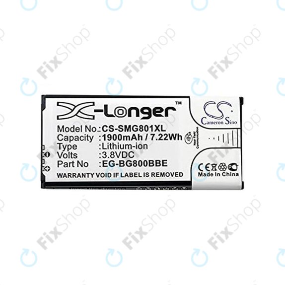 Samsung Galaxy S5 Mini G800F - Batterie EB-BG800BBE 1900mAh HQ