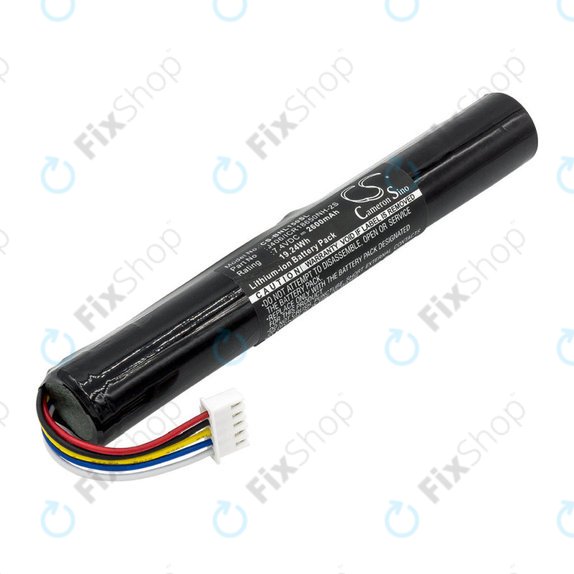 Batterie pour Bang & Olufsen Beolit 15, 17, Beoplay A2, 2600mAh, Li-Ion, 7.4V, J406/ICR18650NH-2S, HQ