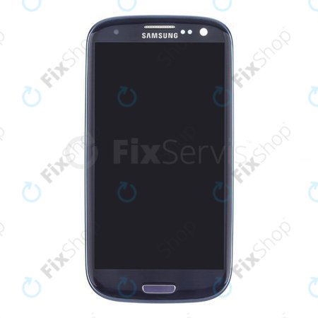 Samsung Galaxy S3 i9300 - Écran LCD + Écran Tactile + Cadre OLED (Bleu Galet)