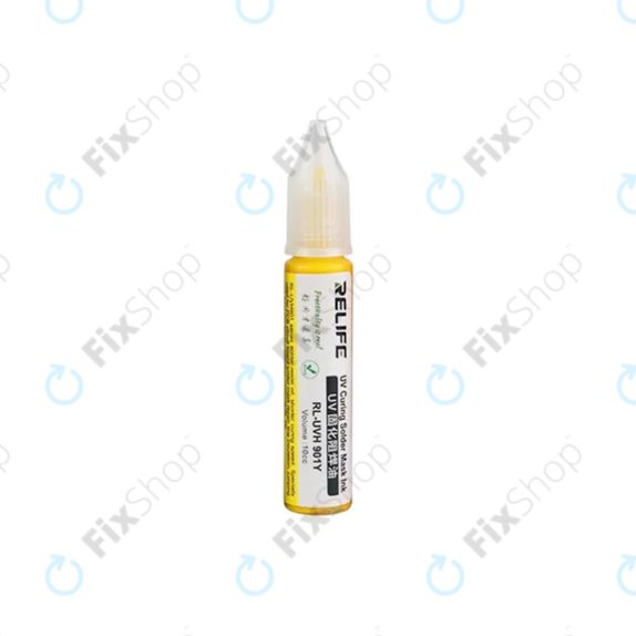 Relife RL-UVH901Y - Masque de soudure durcissable par UV - 10ml (Jaune)