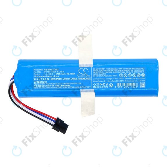 Xiaomi Dreame Bot L10s Ultra Gen2 - Batterie P2150-4S2P-KLYEV 14.4V Li-Ion 6700mAh HQ
