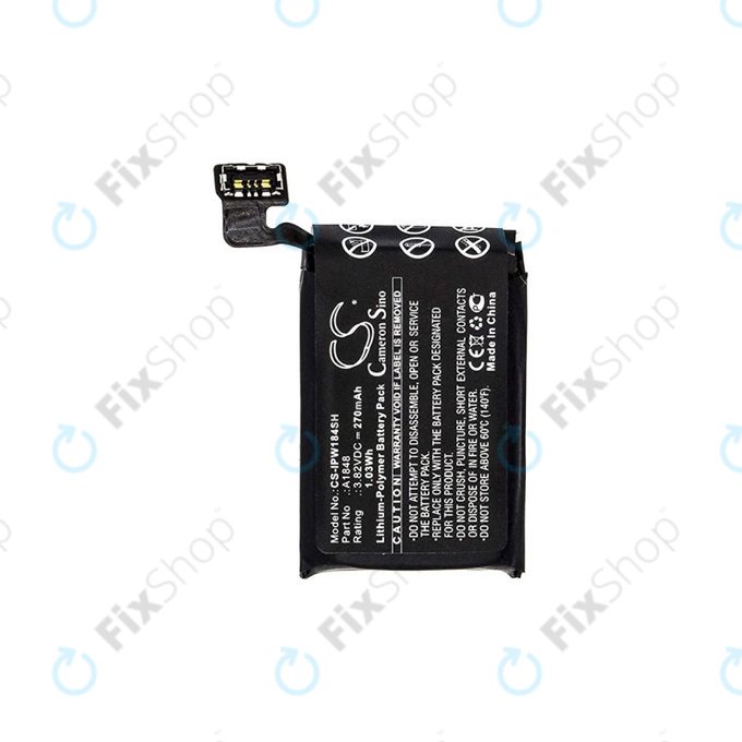 Apple Watch 3 38mm - Batterie (Version GPS + Cellulaire) 270mAh HQ