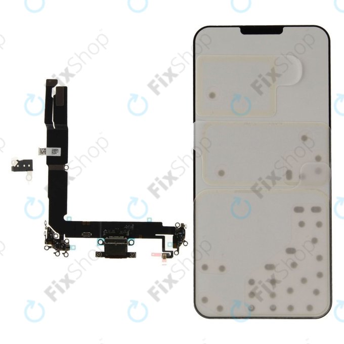 Connecteur de charge + Câble flexible pour iPhone 16 Plus | Black | 923-11092 | Genuine Apple