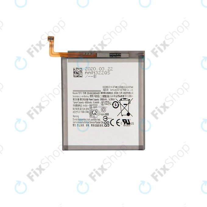 Samsung Galaxy S20 G980F - Batterie EB-BG980ABY 4000mAh