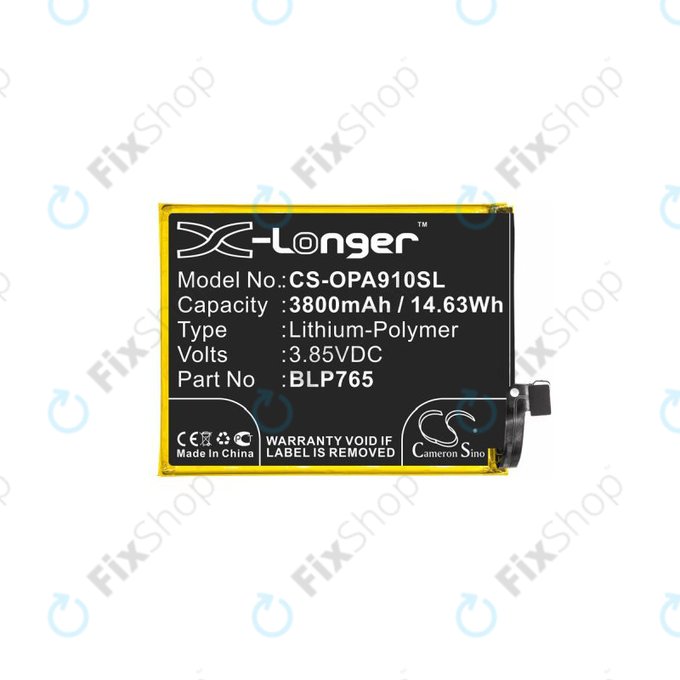 Oppo A91 - Batterie BLP765 3800mAh HQ