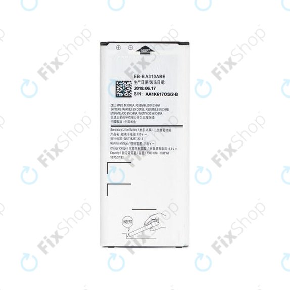 Samsung Galaxy A3 A310F (2016) - Batterie BA310ABE 2300mAh