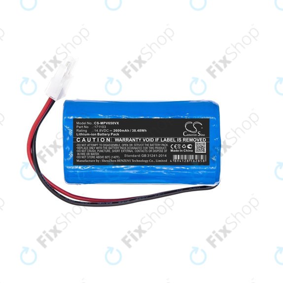 Mamibot PreVac 650, Exvac 660 - Batterie 171103 2600mAh HQ