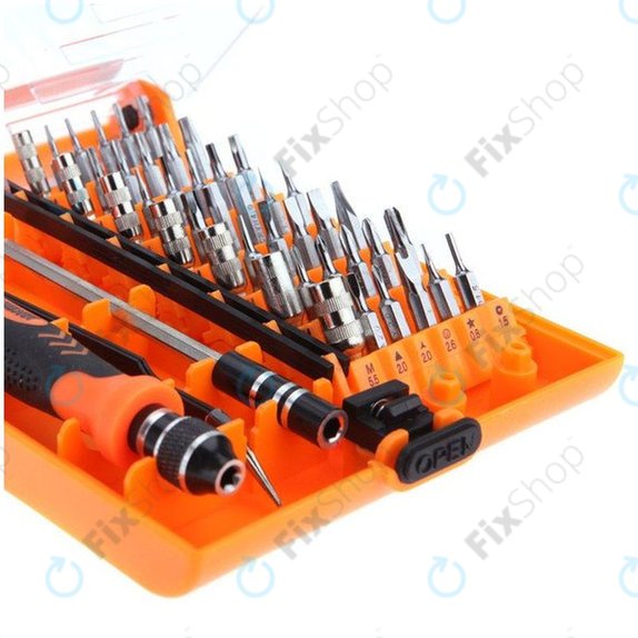 Jakemy JM-8128 - Jeu de tournevis de précision polyvalents interchangeables magnétiques 45 en 1