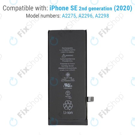 Apple iPhone SE (2e génération 2020) - Batterie 1821mAh