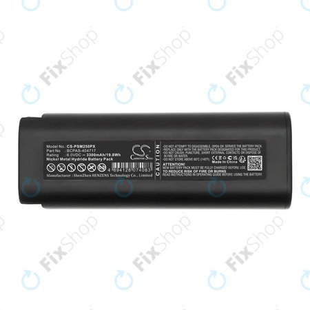 Batterie pour Paslode 900400, 3300mAh, Ni-MH, 6V, 404400, BCPAS-404717, HQ