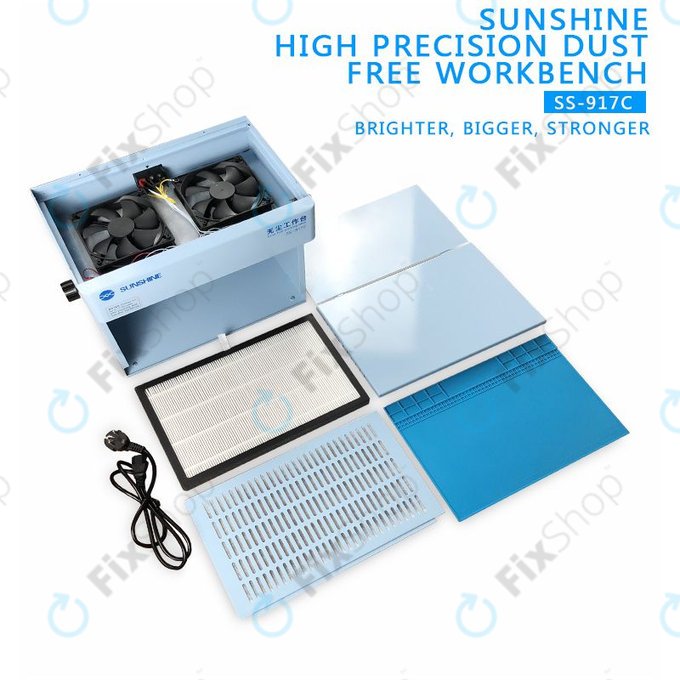 Sunshine SS-917C - Banc de travail sans poussière pour réparations