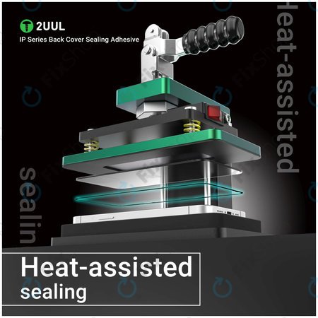 Adhésif d’étanchéité vitre arrière pour iPhone 16 Pro, 2UUL BA16P, (5pcs)