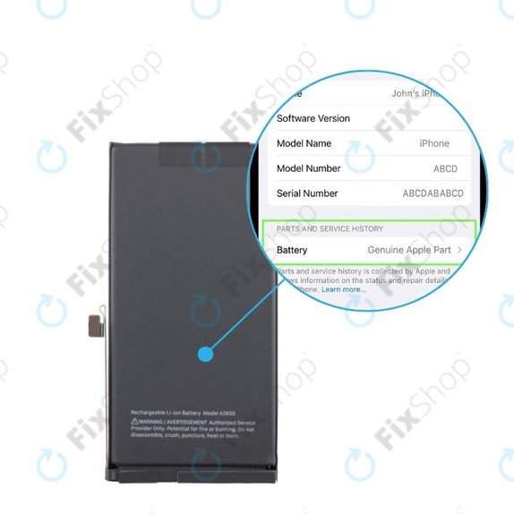 Baterije pour iPhone 13 | 661-21991 | 3227mAh | Genuine Apple