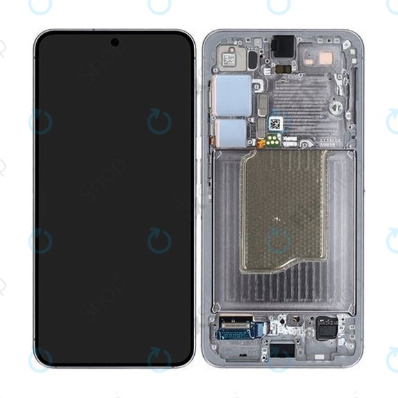 Samsung Galaxy S25 - Écran LCD + Écran tactile + Cadre (Silver Shadow) OLED