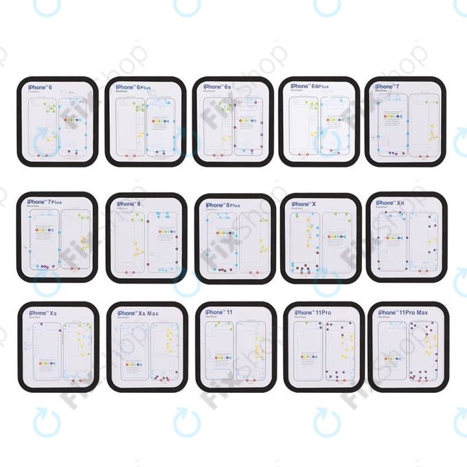 Tapis à vis magnétique pour iPhone 6 - 11 Pro Max