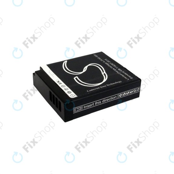 Batterie pour Panasonic Lumix DMC, 600mAh, Li-Ion, 7.2V, DMW-BLH7, HQ
