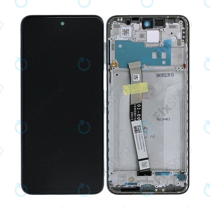Xiaomi Redmi Note 9S - Écran LCD + Ecran Tactile + Cadre (Gris Interstellaire) - 560004J6A100 Genuine Service Pack