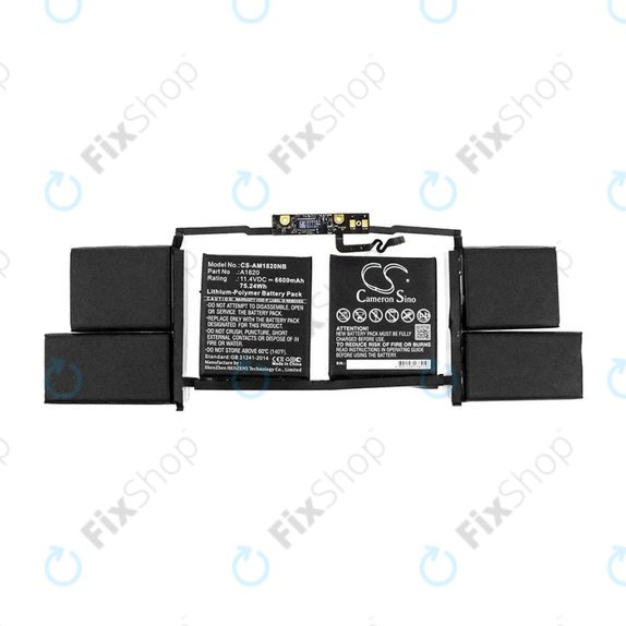 Apple MacBook Pro 15" A1707 (Fin 2016 - Mi 2017) - Batterie A1820 6600mAh HQ
